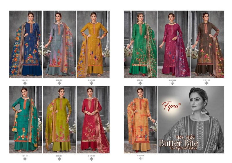 Fyra Designing Butter Bite Pure Cotton Stylish Designer Casual Look Festive Wear Salwar Suit