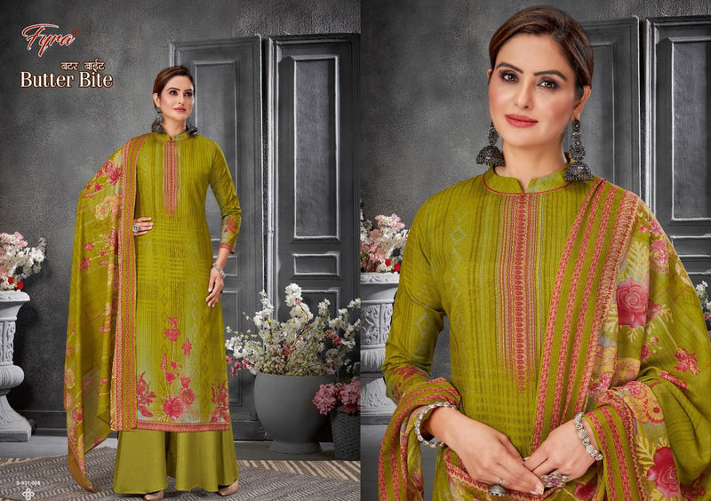 Fyra Designing Butter Bite Pure Cotton Stylish Designer Casual Look Festive Wear Salwar Suit