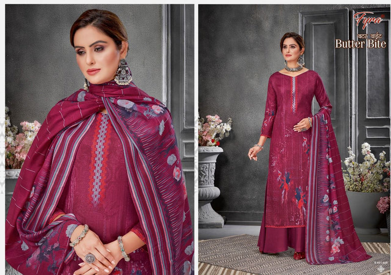 Fyra Designing Butter Bite Pure Cotton Stylish Designer Casual Look Festive Wear Salwar Suit