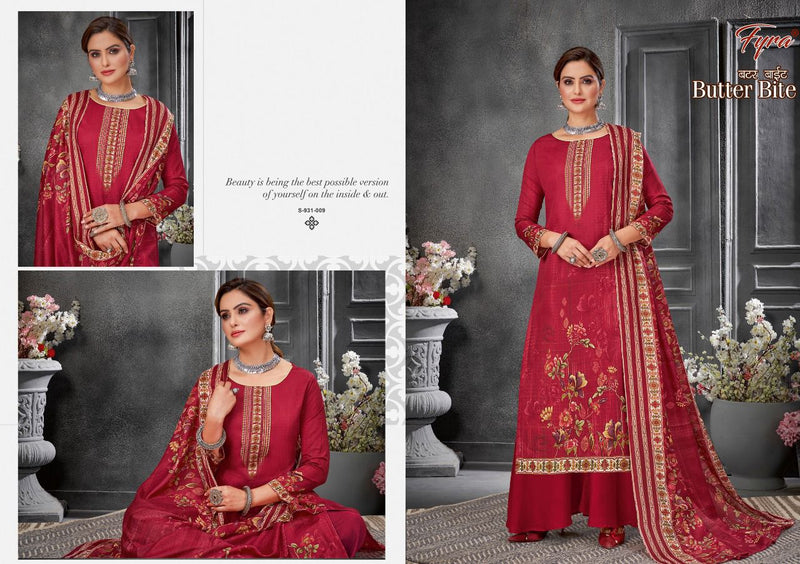 Fyra Designing Butter Bite Pure Cotton Stylish Designer Casual Look Festive Wear Salwar Suit