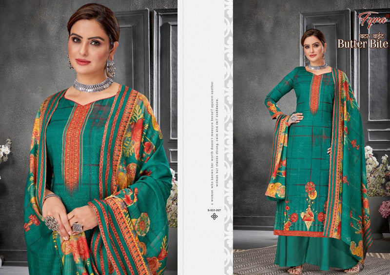 Fyra Designing Butter Bite Pure Cotton Stylish Designer Casual Look Festive Wear Salwar Suit