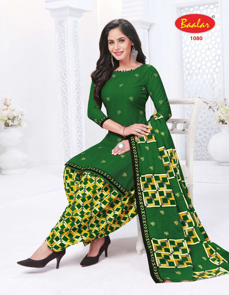 Baalar Cristal Patiyala Vol 1 Pure Cotton Casual Daily Wear Salwar Kameez