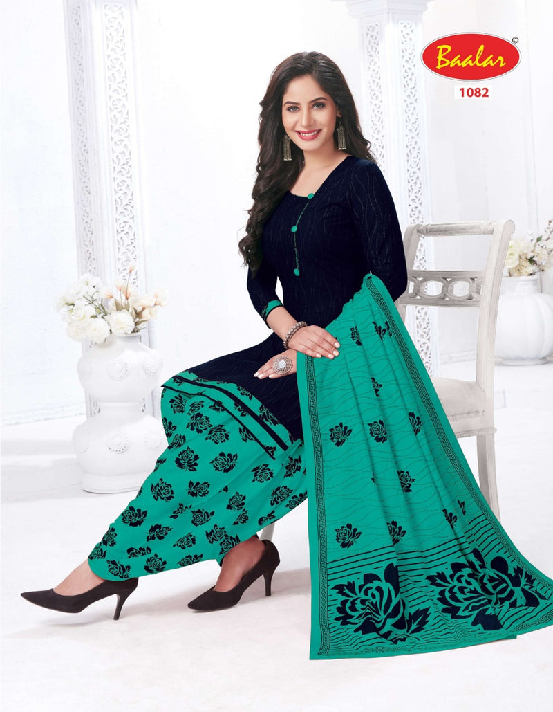 Baalar Cristal Patiyala Vol 1 Pure Cotton Casual Daily Wear Salwar Kameez