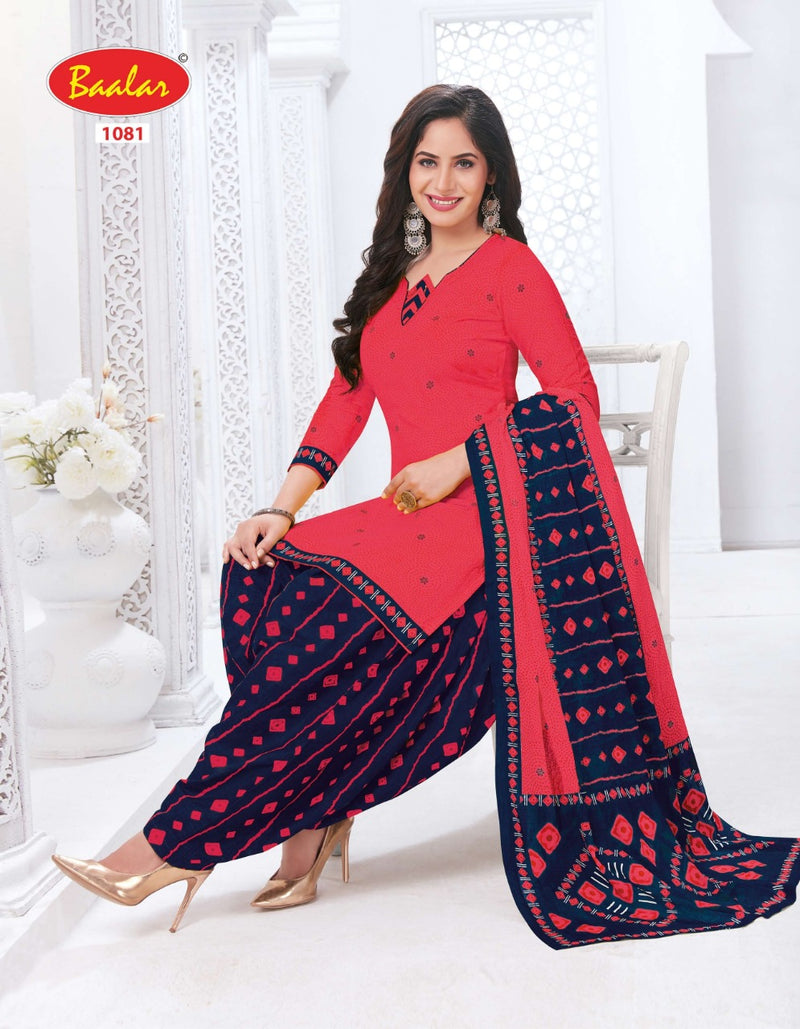 Baalar Cristal Patiyala Vol 1 Pure Cotton Casual Daily Wear Salwar Kameez