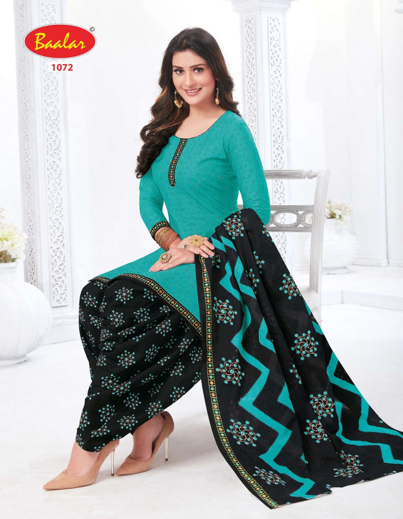 Baalar Cristal Patiyala Vol 1 Pure Cotton Casual Daily Wear Salwar Kameez