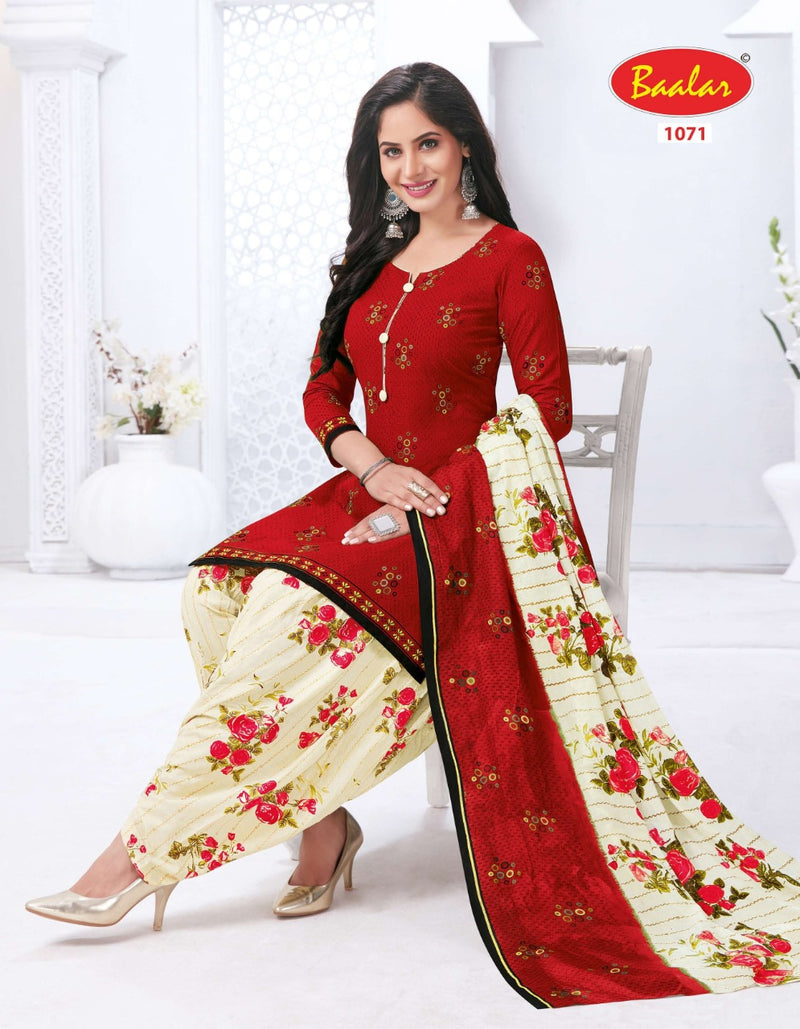 Baalar Cristal Patiyala Vol 1 Pure Cotton Casual Daily Wear Salwar Kameez