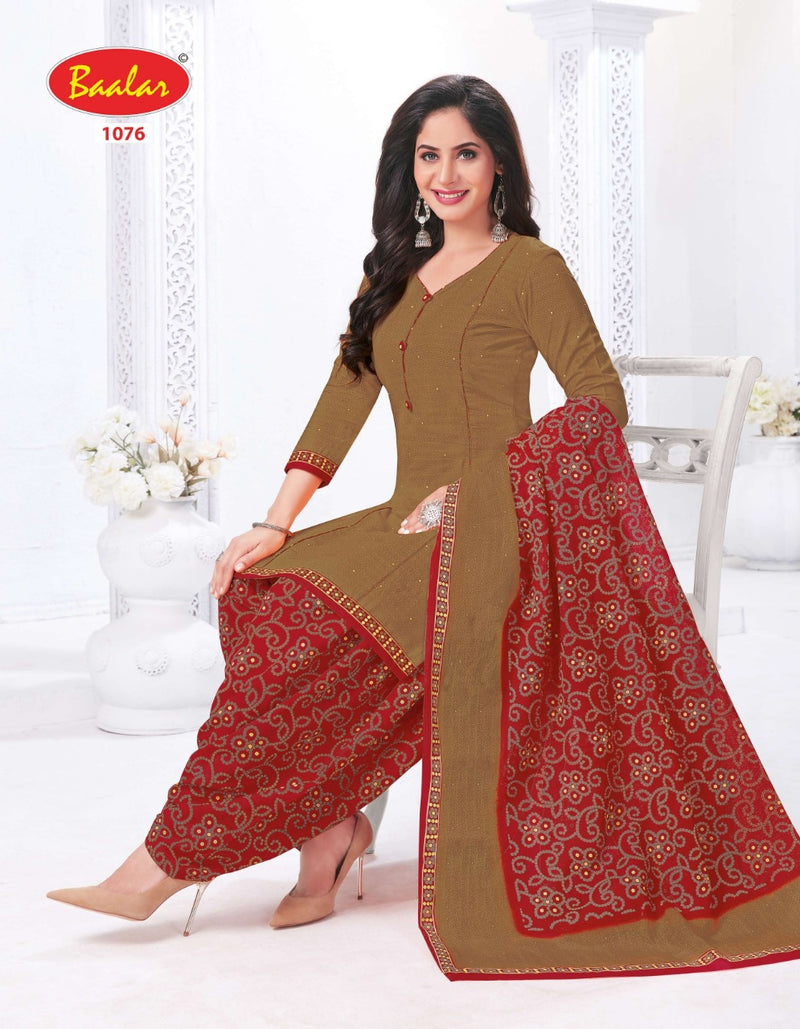 Baalar Cristal Patiyala Vol 1 Pure Cotton Casual Daily Wear Salwar Kameez