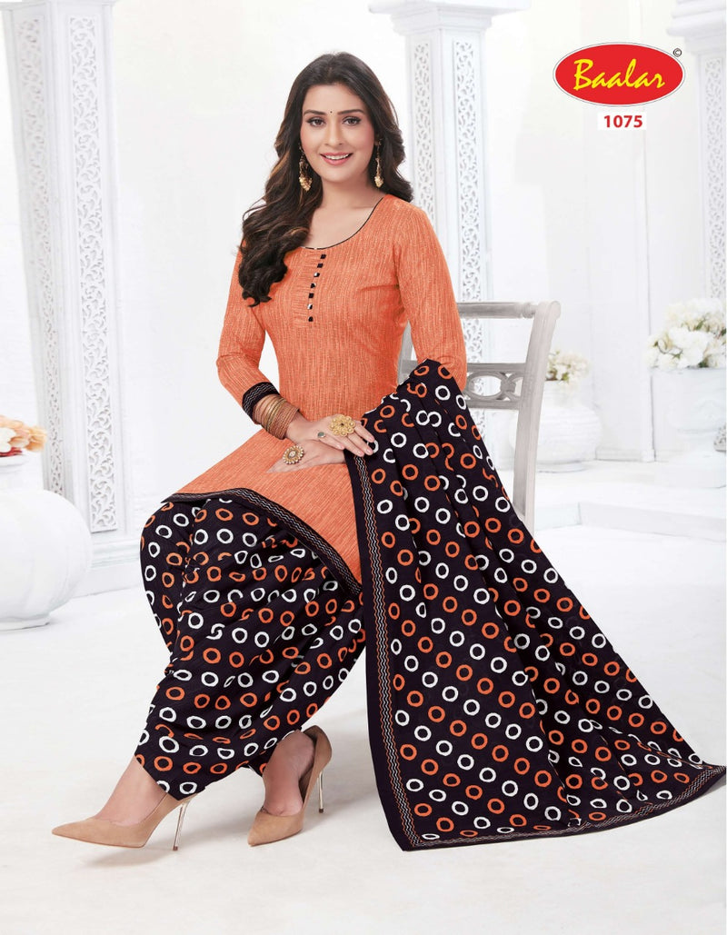 Baalar Cristal Patiyala Vol 1 Pure Cotton Casual Daily Wear Salwar Kameez
