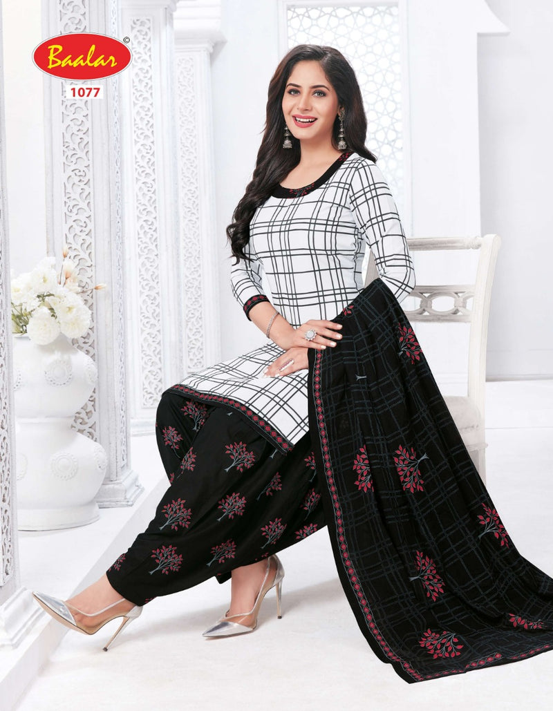 Baalar Cristal Patiyala Vol 1 Pure Cotton Casual Daily Wear Salwar Kameez