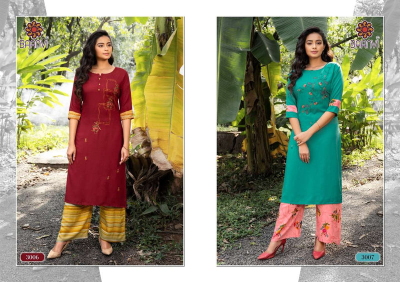 Baanvi Udaan Vol 3 Rayon Fancy Designer Kurti