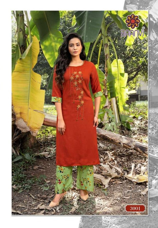 Baanvi Udaan Vol 3 Rayon Fancy Designer Kurti