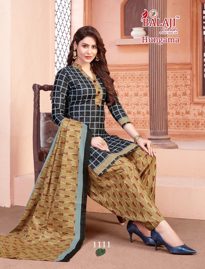 Balaji Cotton Launch By Hangama Vol 11 Cotton With Fancy Chudidar Pritned Casual Wear Salwar Suit