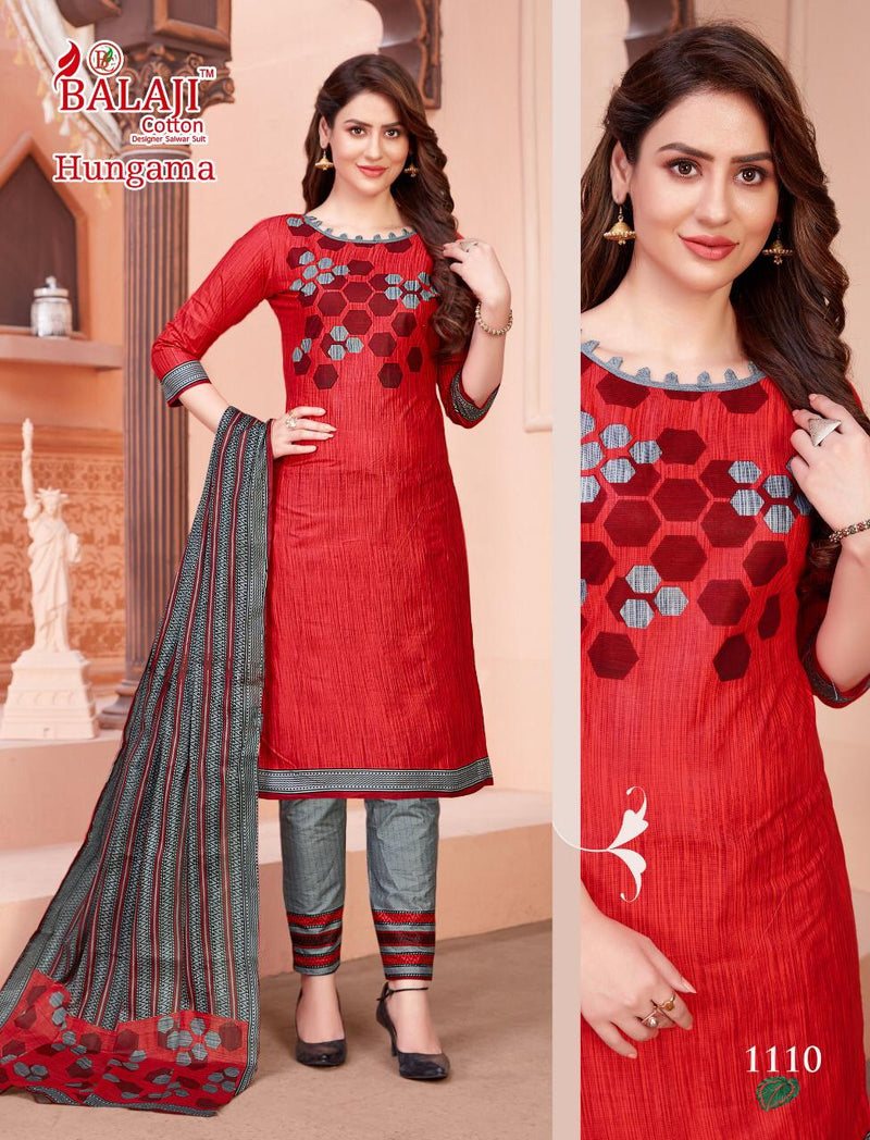 Balaji Cotton Launch By Hangama Vol 11 Cotton With Fancy Chudidar Pritned Casual Wear Salwar Suit