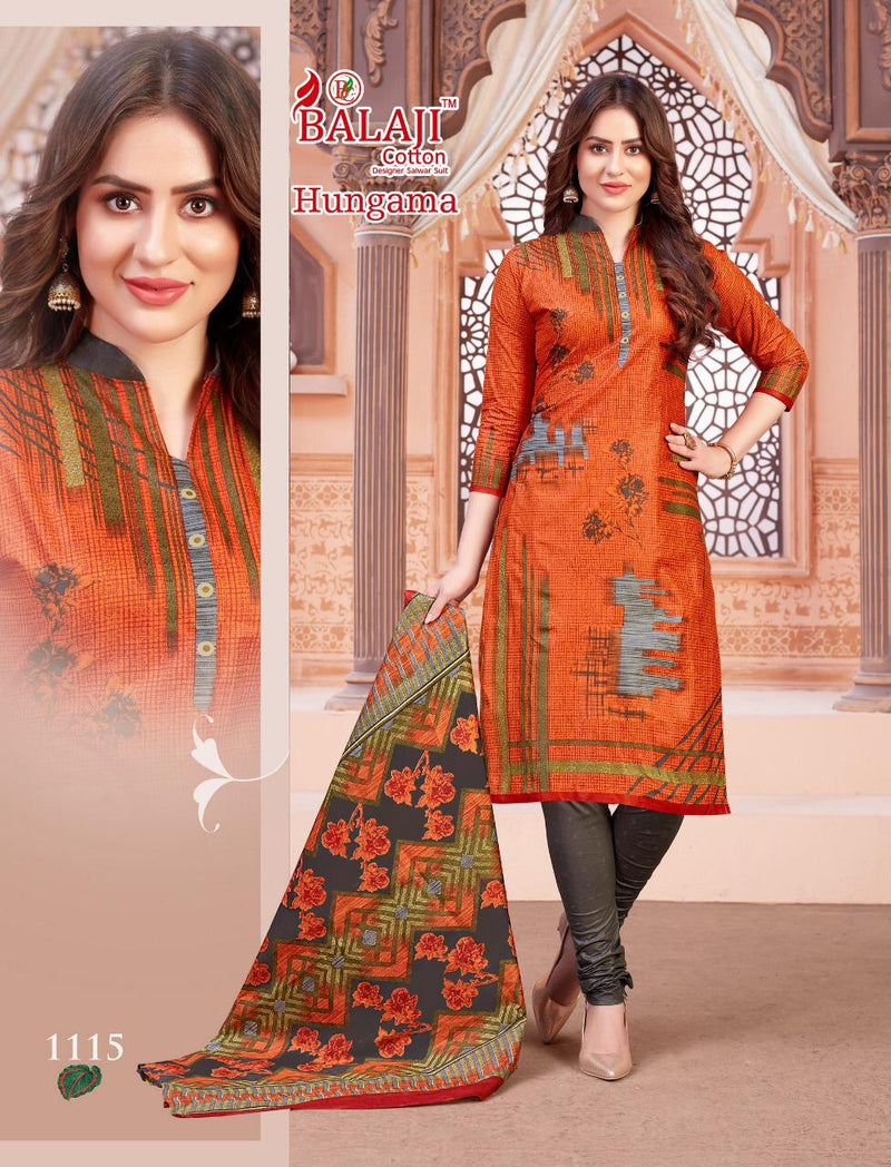 Balaji Cotton Launch By Hangama Vol 11 Cotton With Fancy Chudidar Pritned Casual Wear Salwar Suit