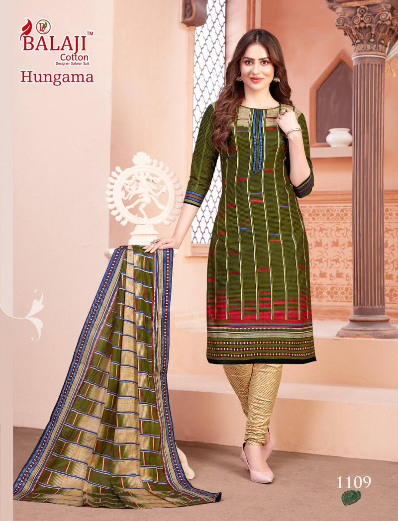 Balaji Cotton Launch By Hangama Vol 11 Cotton With Fancy Chudidar Pritned Casual Wear Salwar Suit