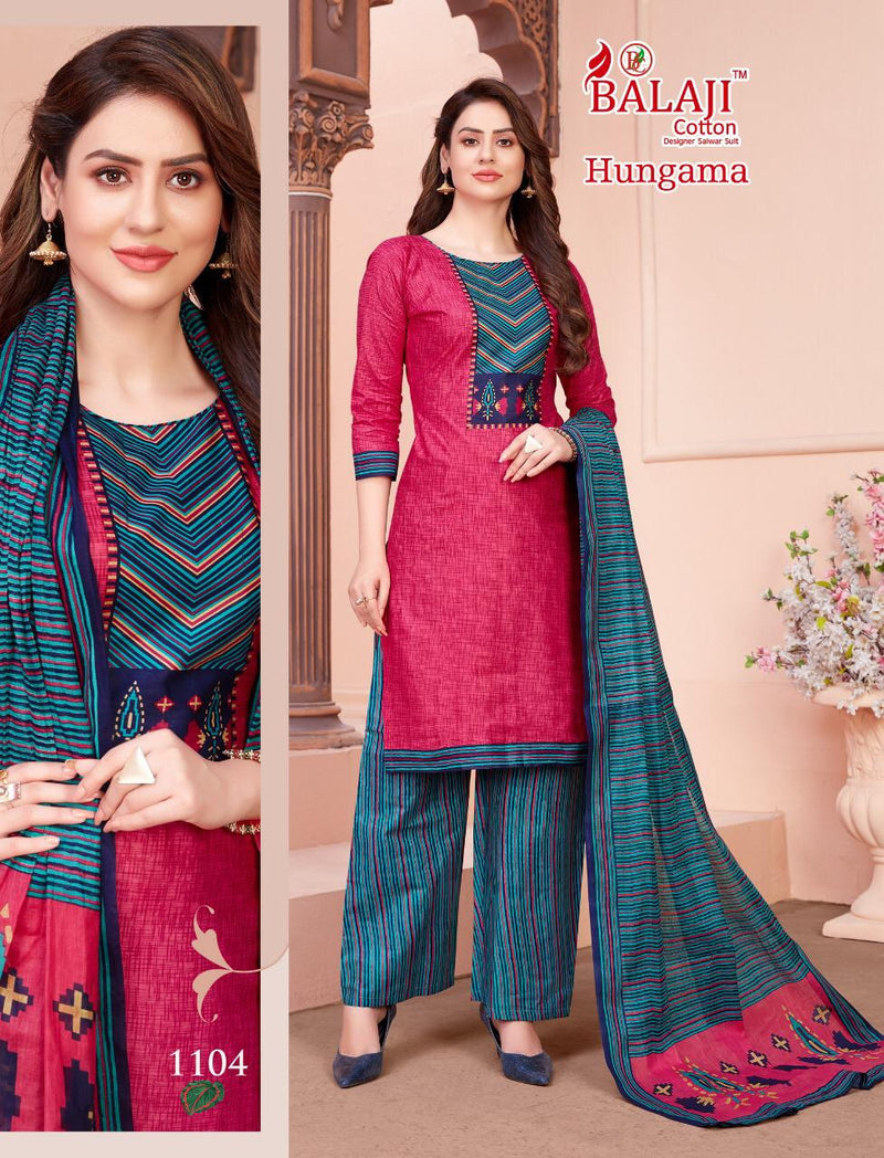 Balaji Cotton Launch By Hangama Vol 11 Cotton With Fancy Chudidar Pritned Casual Wear Salwar Suit