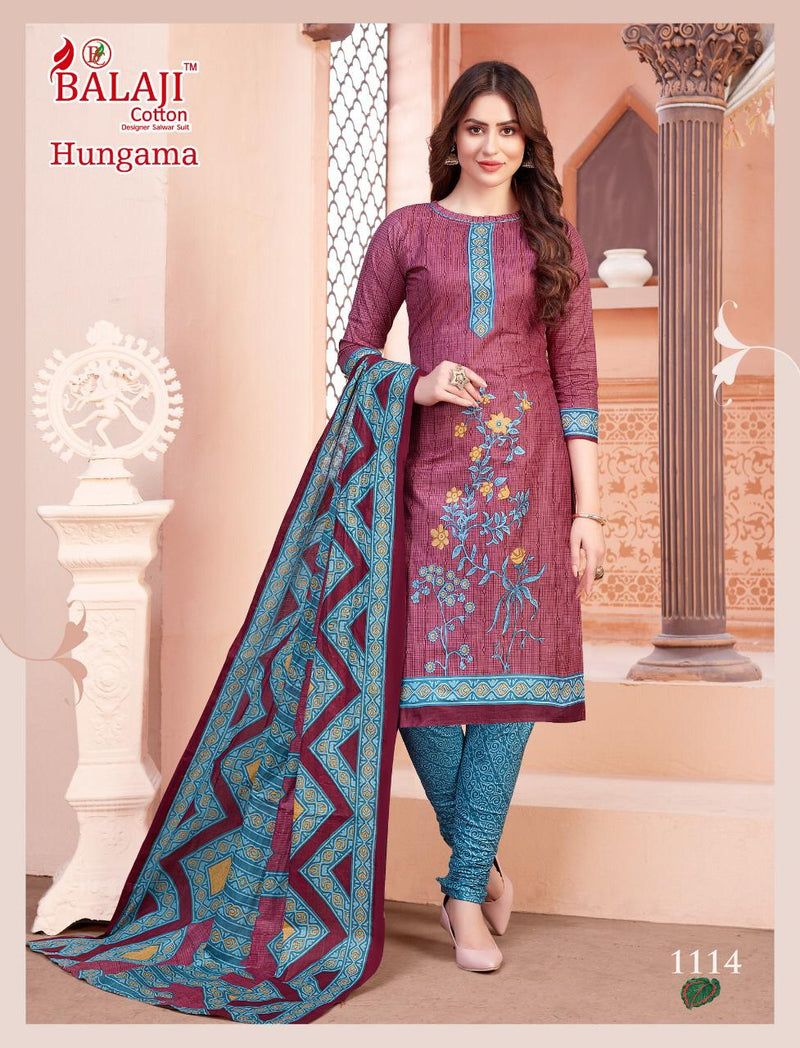Balaji Cotton Launch By Hangama Vol 11 Cotton With Fancy Chudidar Pritned Casual Wear Salwar Suit