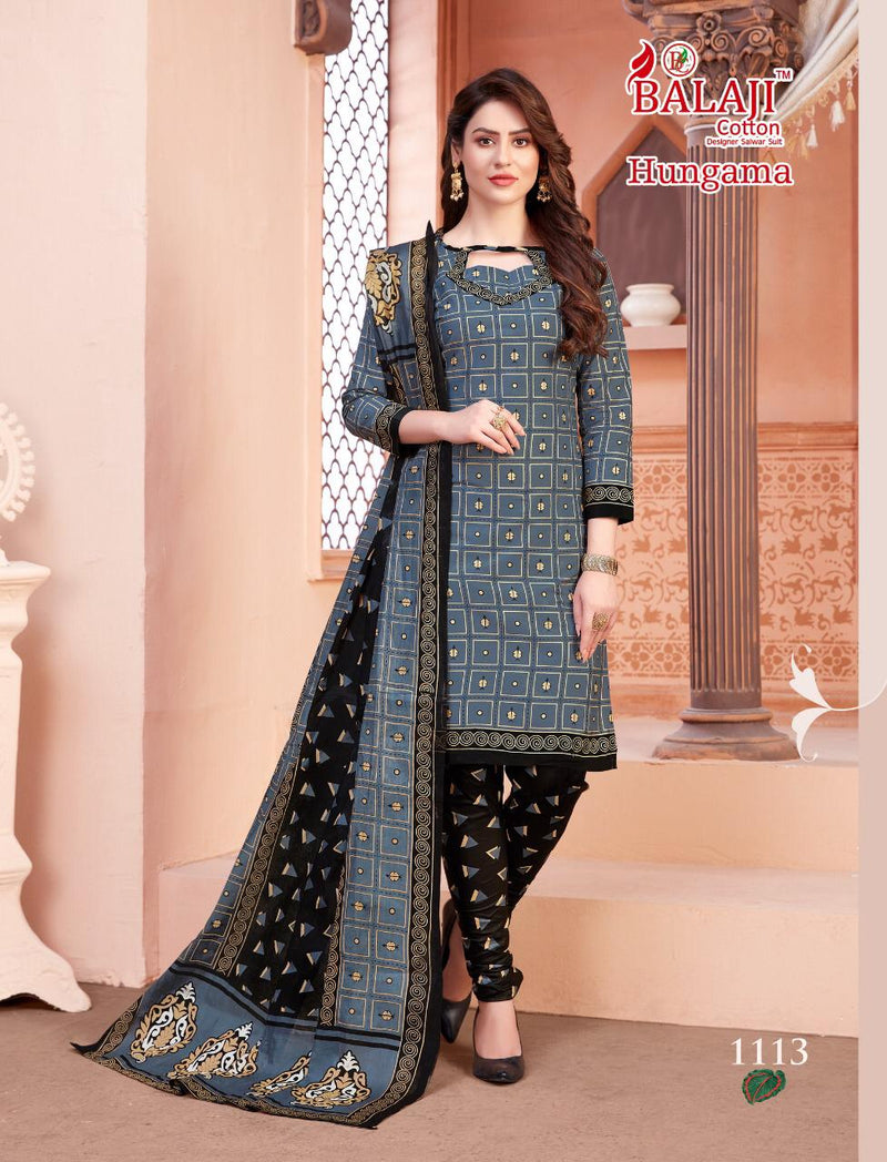 Balaji Cotton Launch By Hangama Vol 11 Cotton With Fancy Chudidar Pritned Casual Wear Salwar Suit