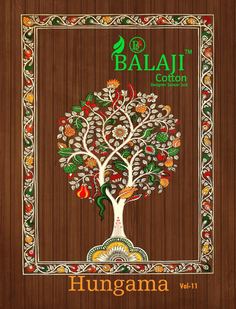 Balaji Cotton Launch By Hangama Vol 11 Cotton With Fancy Chudidar Pritned Casual Wear Salwar Suit