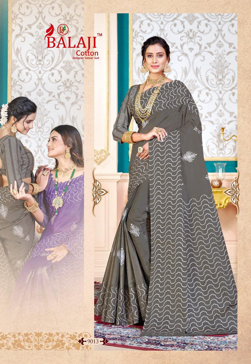 Balaji Cotton Leelavathi Vol 9 Pure Cotton Casual Wear Saree Collection