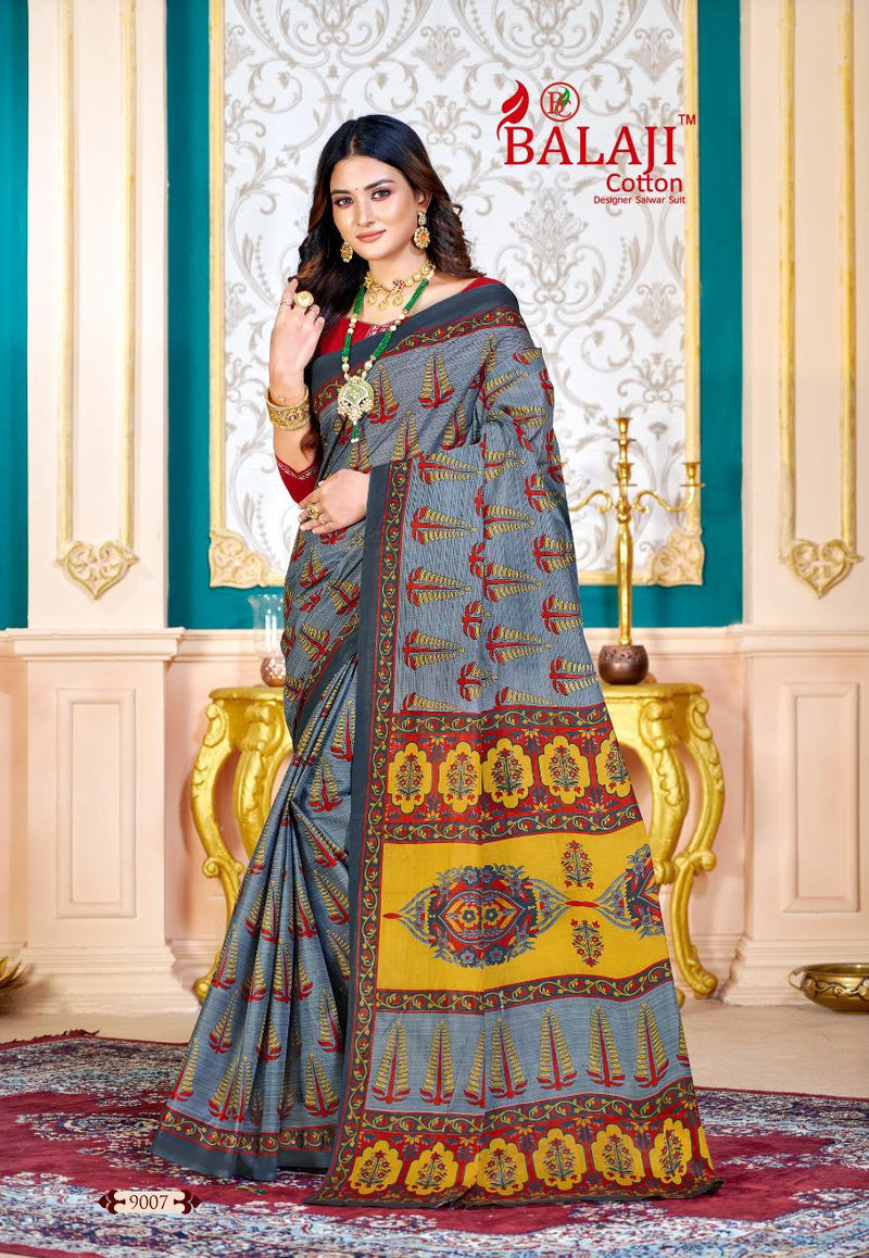 Balaji Cotton Leelavathi Vol 9 Pure Cotton Casual Wear Saree Collection