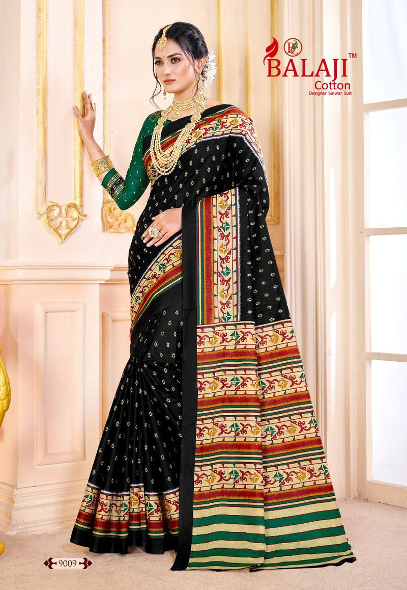 Balaji Cotton Leelavathi Vol 9 Pure Cotton Casual Wear Saree Collection
