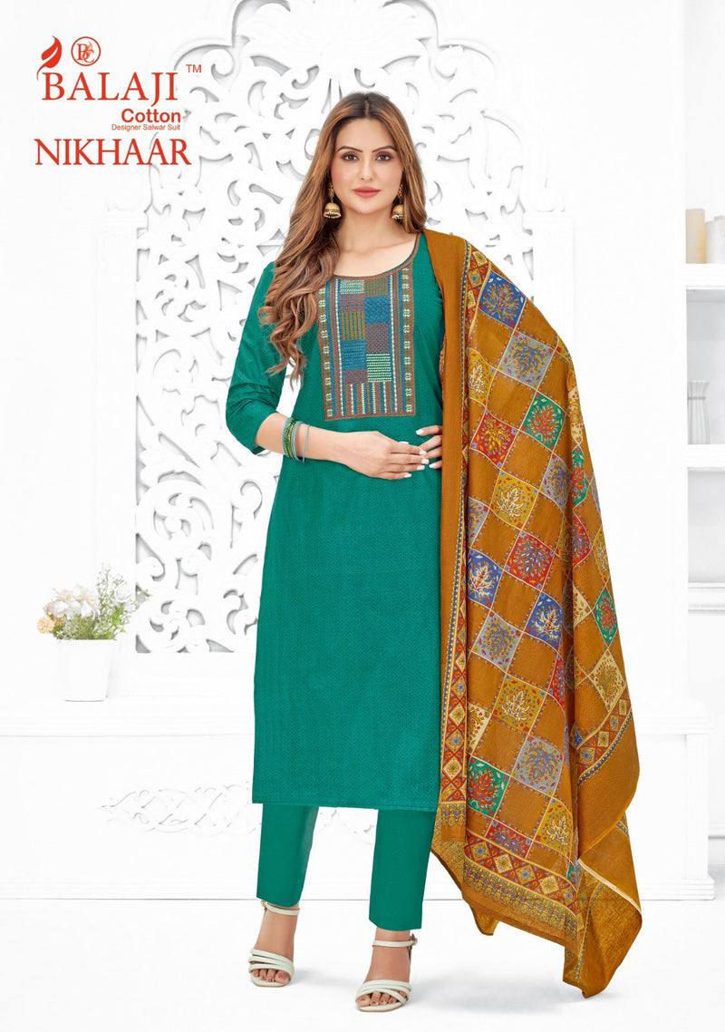 Balaji Cotton Nikhaar Premium Cotton Casual Daily Wear Salwar Suit