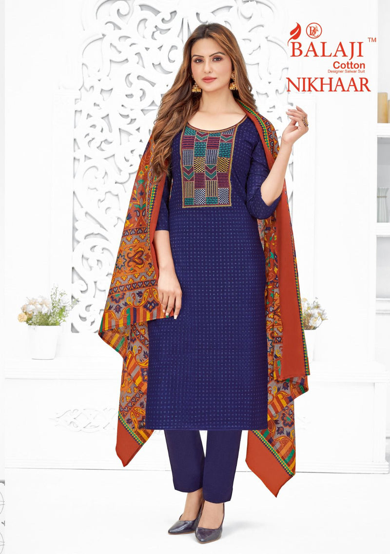 Balaji Cotton Nikhaar Premium Cotton Casual Daily Wear Salwar Suit