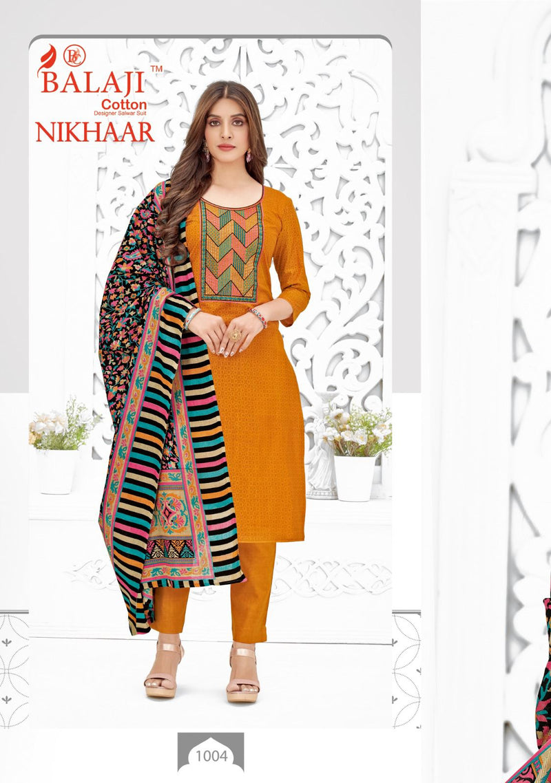 Balaji Cotton Nikhaar Premium Cotton Casual Daily Wear Salwar Suit