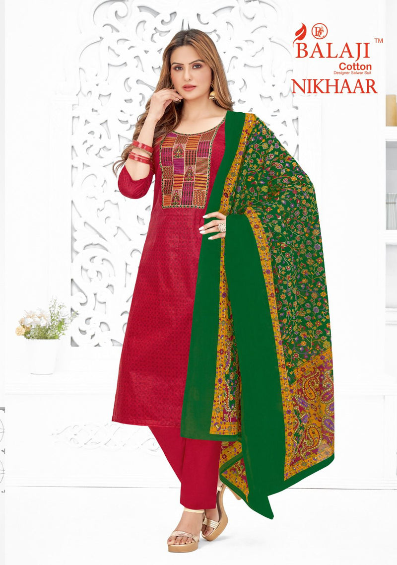 Balaji Cotton Nikhaar Premium Cotton Casual Daily Wear Salwar Suit