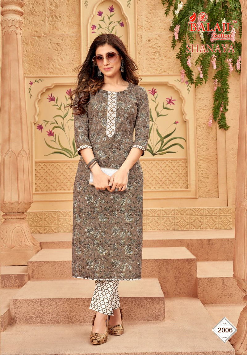 Balaji Cotton Shanaya Vol 2 Cotton Print Casual Wear Readymade Kurti