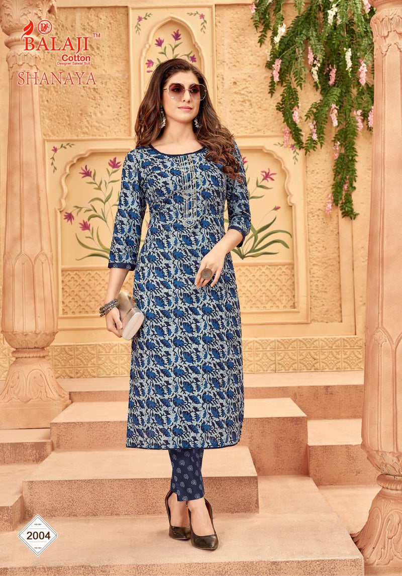 Balaji Cotton Shanaya Vol 2 Cotton Print Casual Wear Readymade Kurti