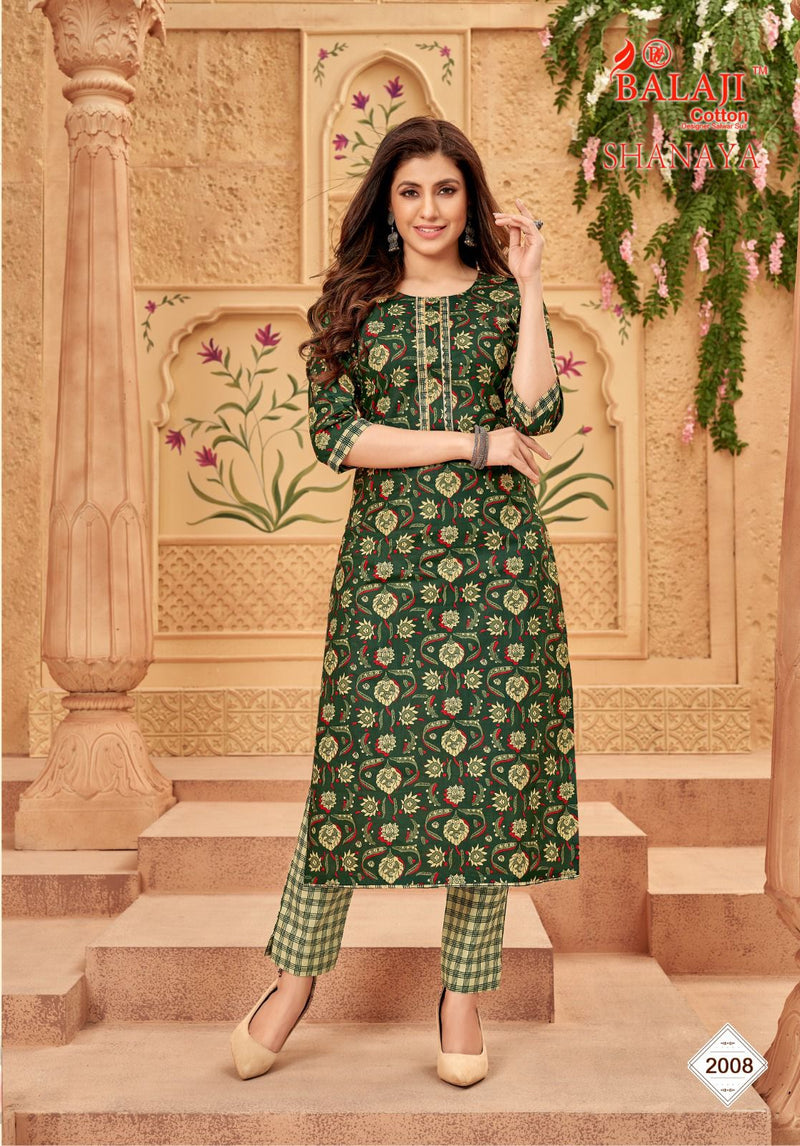 Balaji Cotton Shanaya Vol 2 Cotton Print Casual Wear Readymade Kurti
