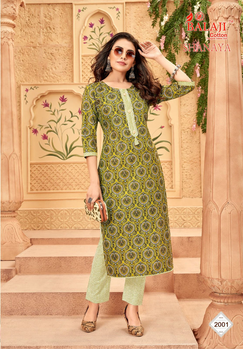 Balaji Cotton Shanaya Vol 2 Cotton Print Casual Wear Readymade Kurti