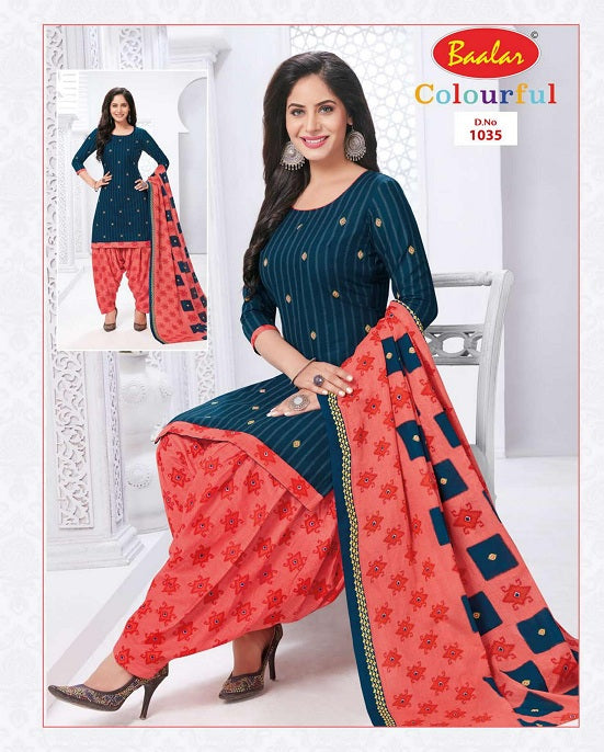 Ballar Colourful Vol 10 Pure Cotton Fancy Salwar Suit