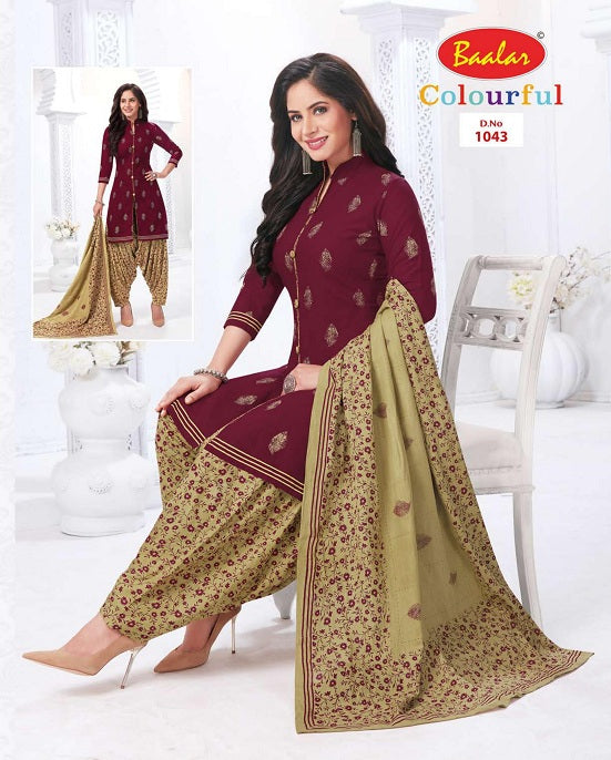 Ballar Colourful Vol 10 Pure Cotton Fancy Salwar Suit