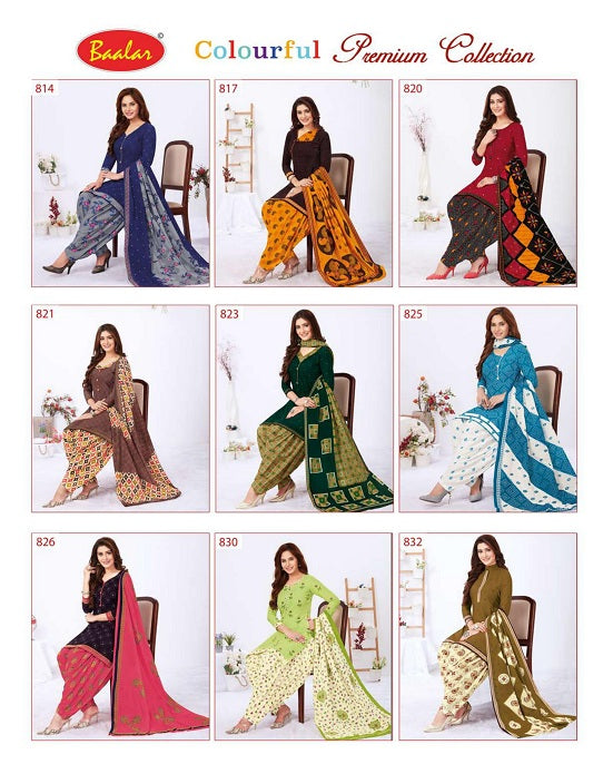 Ballar Colourful Vol 10 Pure Cotton Fancy Salwar Suit