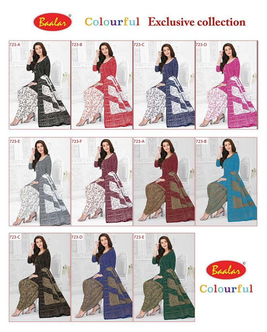 Ballar Colourful Vol 10 Pure Cotton Fancy Salwar Suit