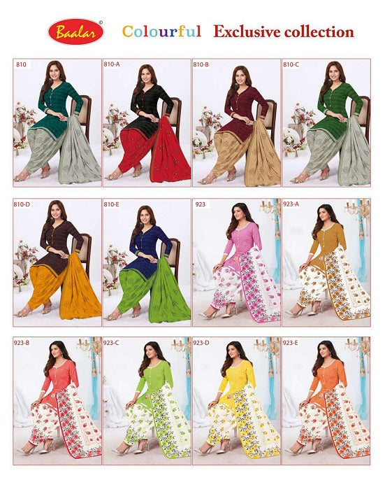 Ballar Colourful Vol 10 Pure Cotton Fancy Salwar Suit