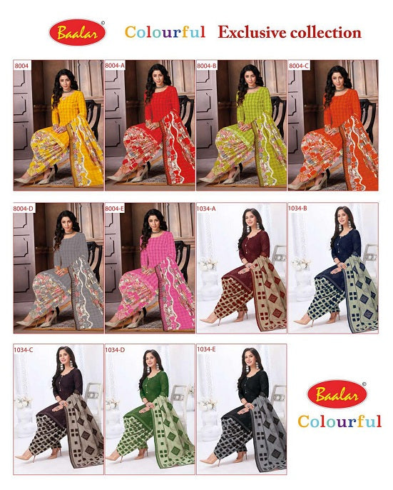 Ballar Colourful Vol 10 Pure Cotton Fancy Salwar Suit