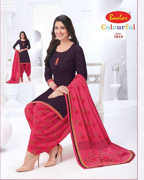 Ballar Colourful Vol 10 Pure Cotton Fancy Salwar Suit
