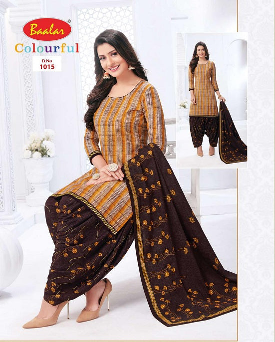 Ballar Colourful Vol 10 Pure Cotton Fancy Salwar Suit