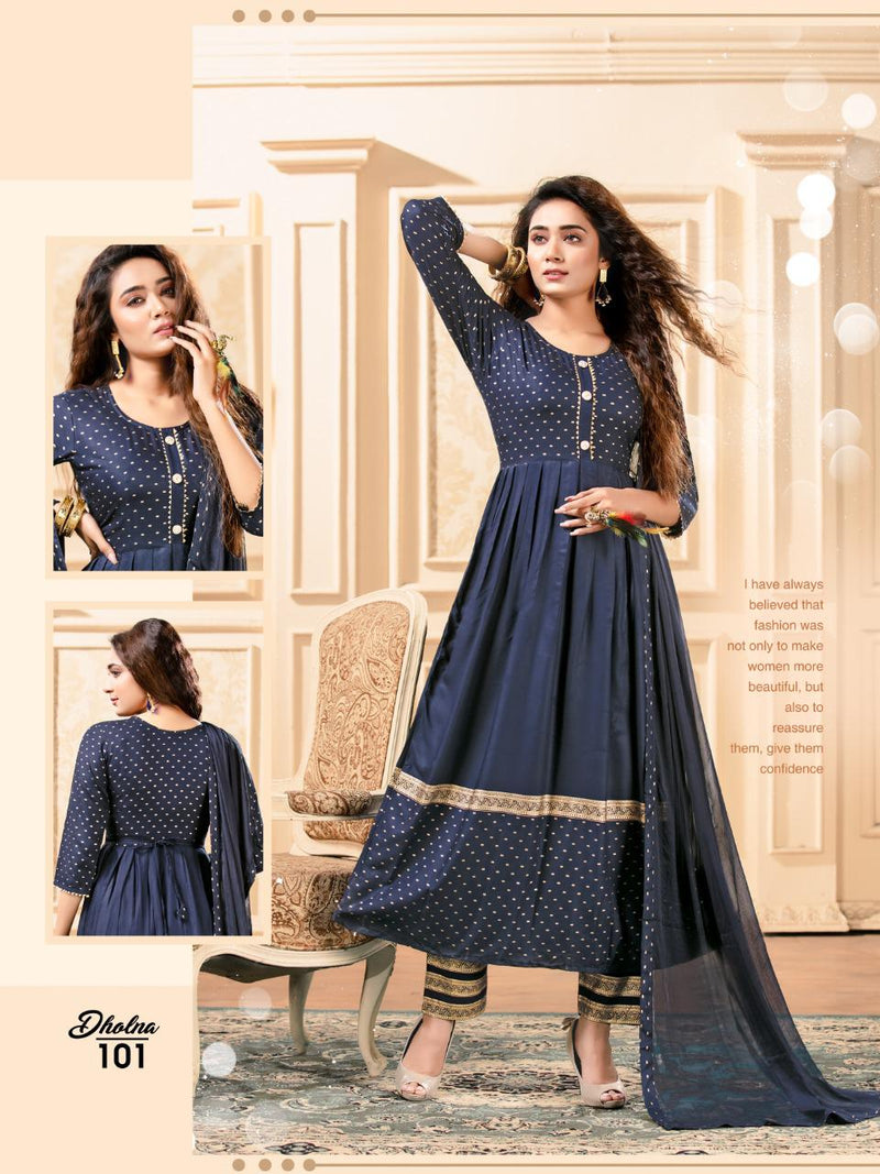Bandhani Palace Dholna Rayon Fancy Designer Kurti