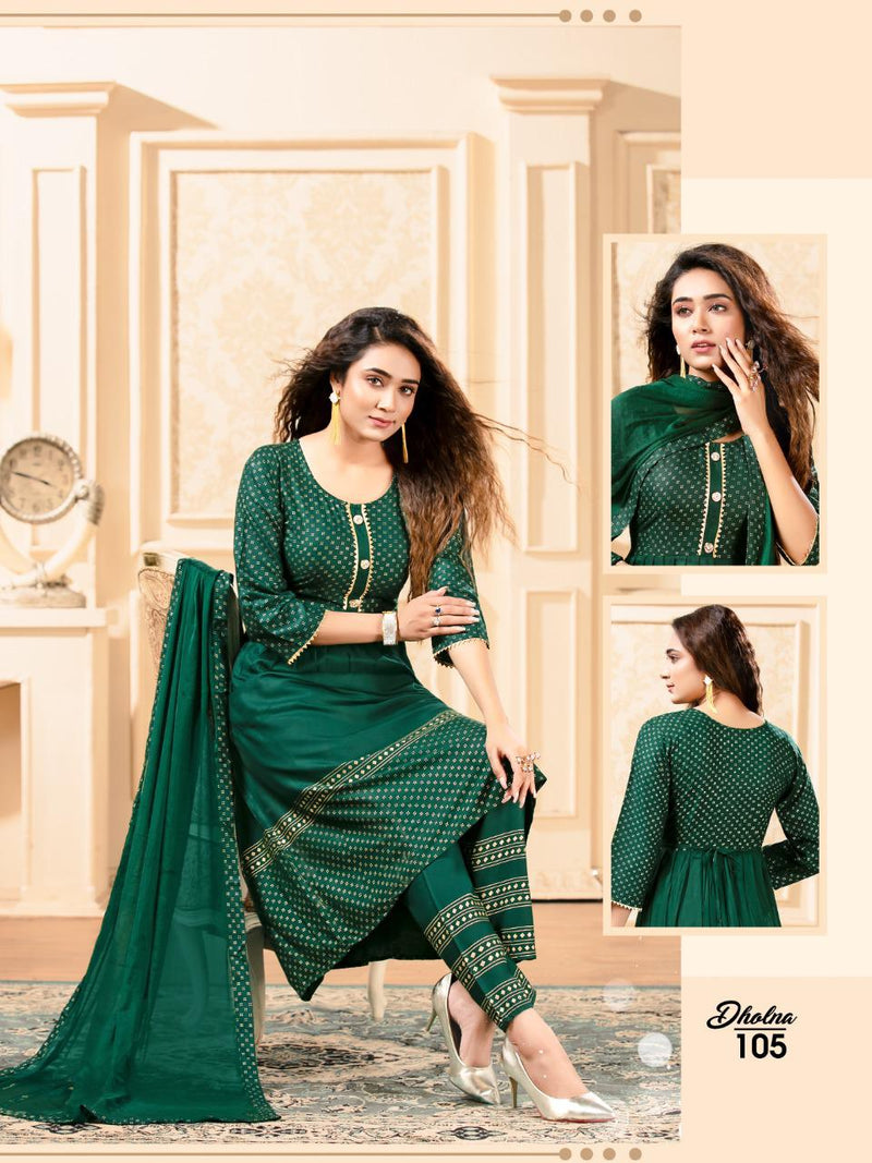 Bandhani Palace Dholna Rayon Fancy Designer Kurti