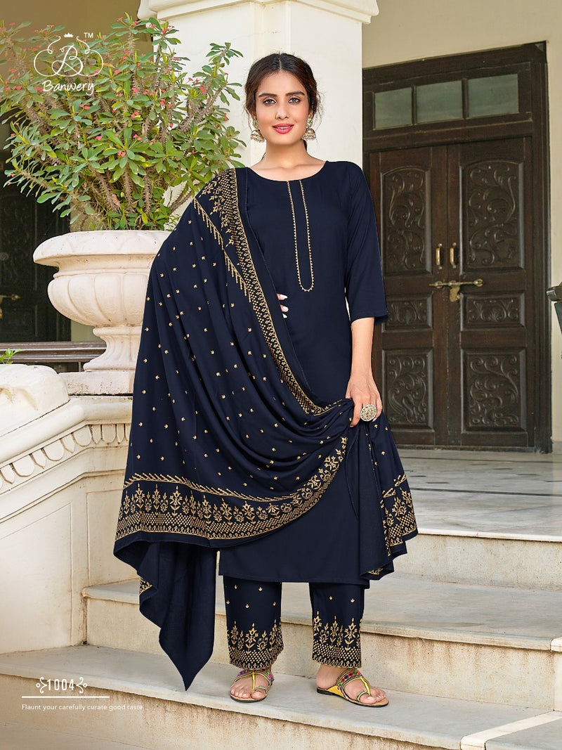 Banwery Fashion Panghat Rayon Print Stylish Designer Kurti