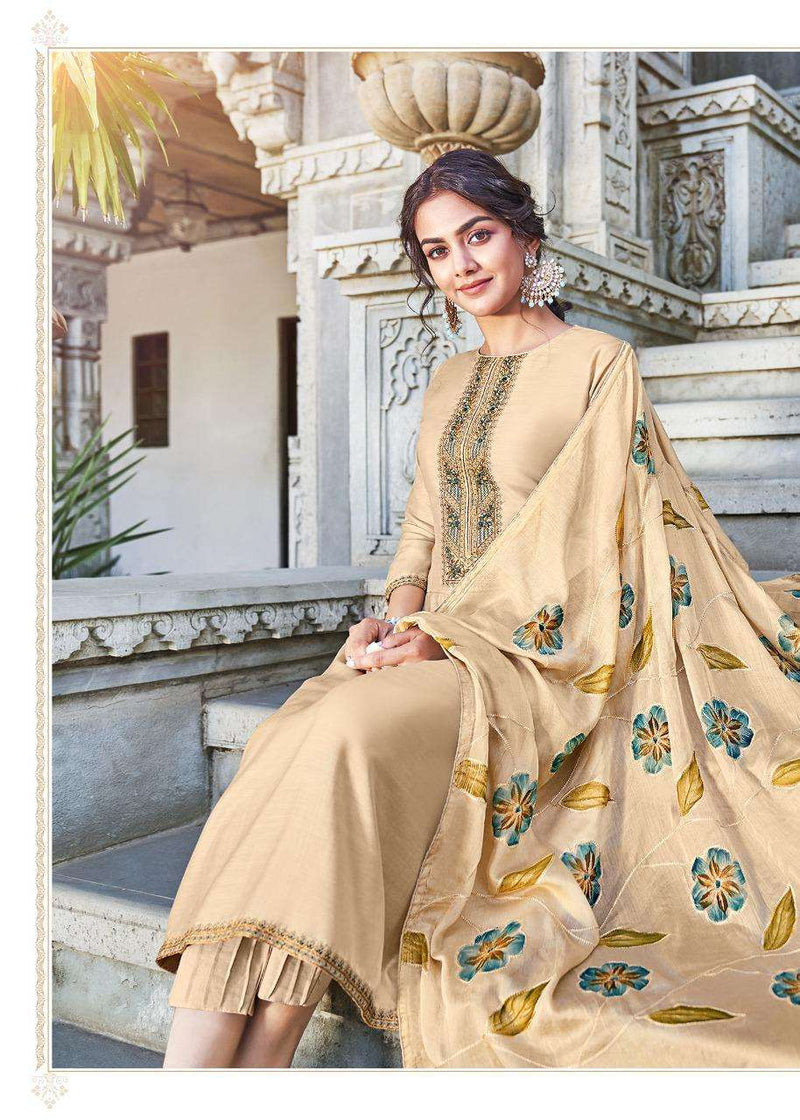 Bela Launch Masakali Vol 6 Cotton Silk With Fancy Embroidery Neck Work Fancy Wear Salwar Suits