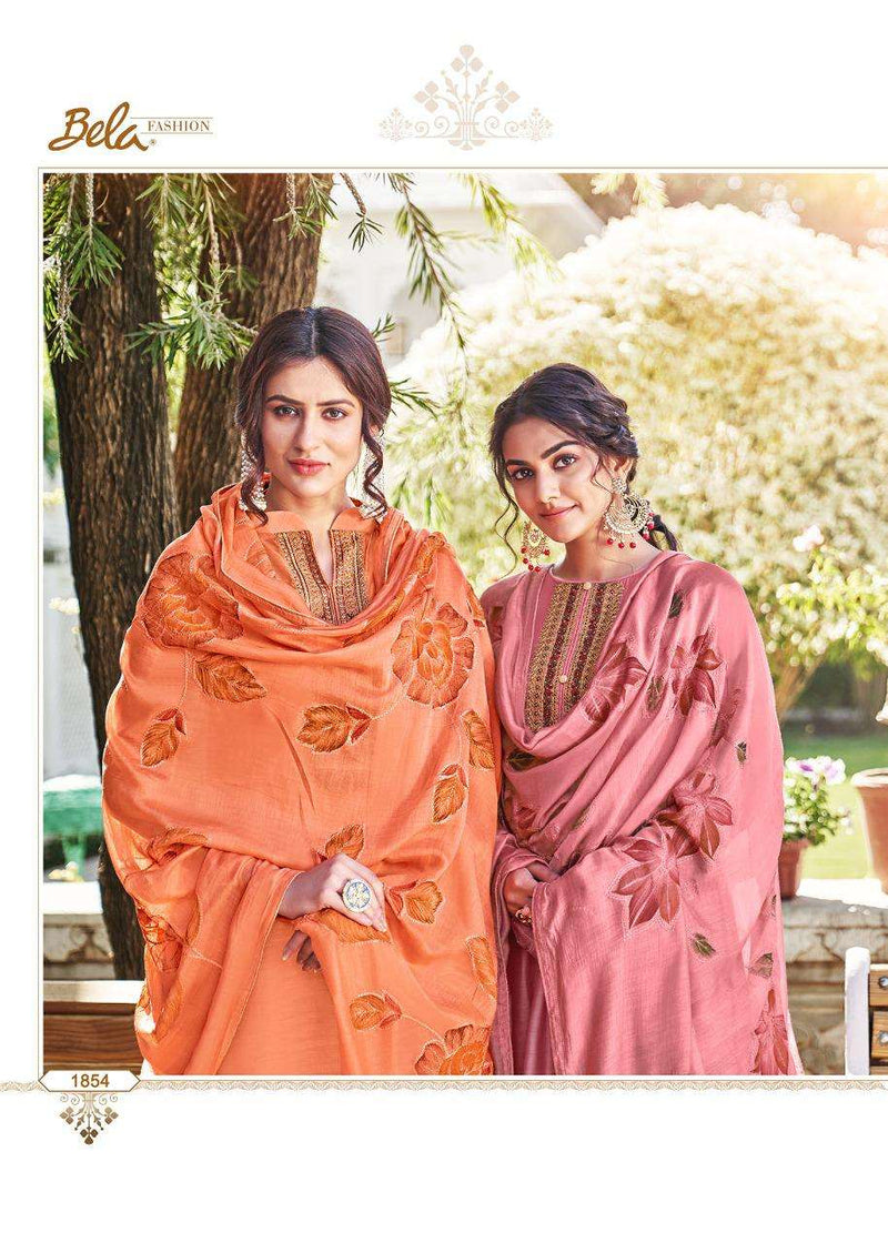 Bela Launch Masakali Vol 6 Cotton Silk With Fancy Embroidery Neck Work Fancy Wear Salwar Suits