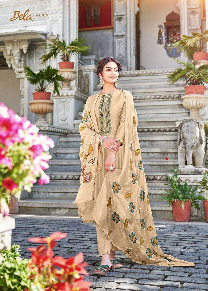 Bela Launch Masakali Vol 6 Cotton Silk With Fancy Embroidery Neck Work Fancy Wear Salwar Suits
