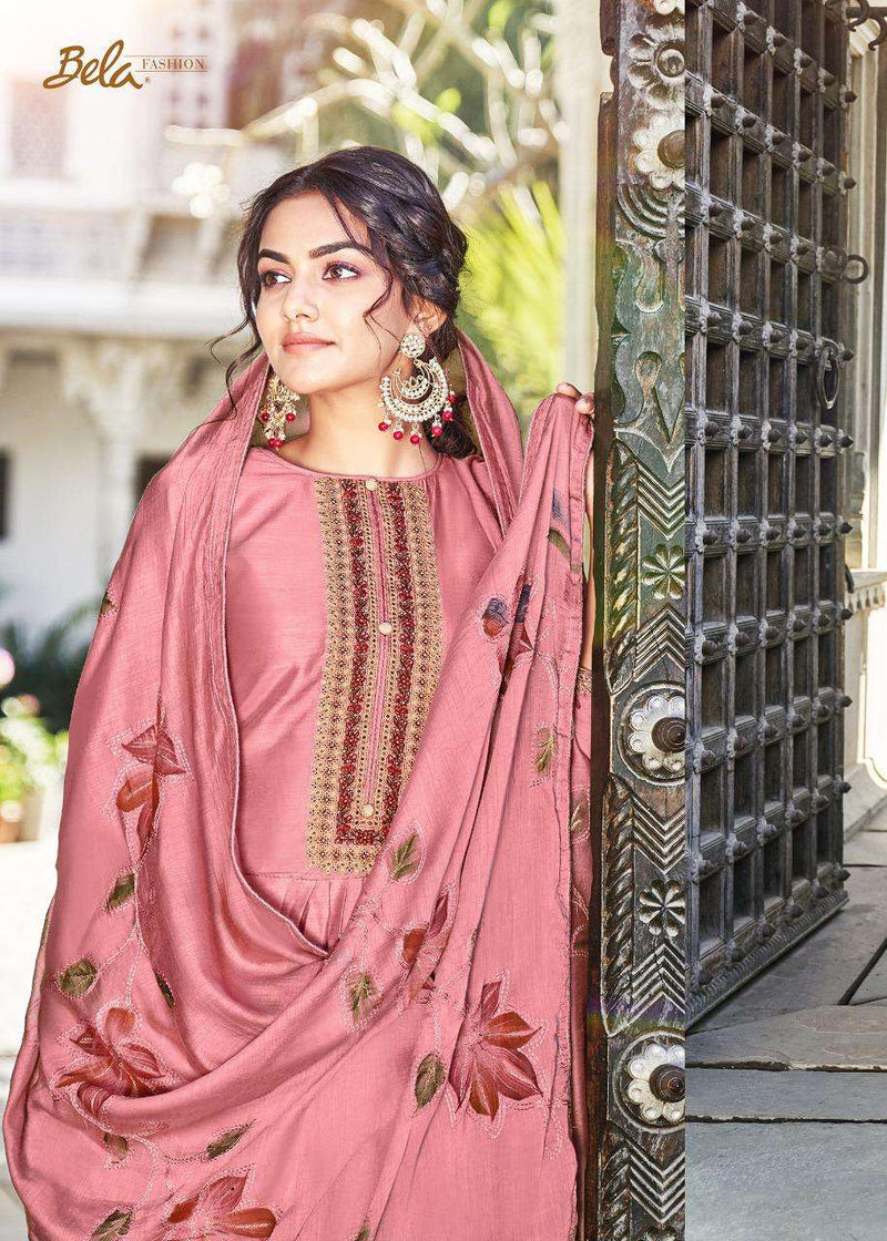 Bela Launch Masakali Vol 6 Cotton Silk With Fancy Embroidery Neck Work Fancy Wear Salwar Suits