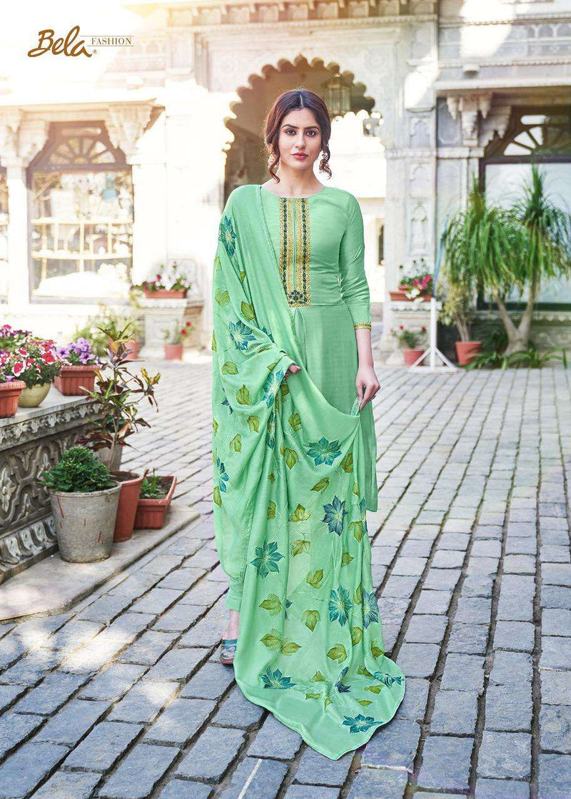Bela Launch Masakali Vol 6 Cotton Silk With Fancy Embroidery Neck Work Fancy Wear Salwar Suits